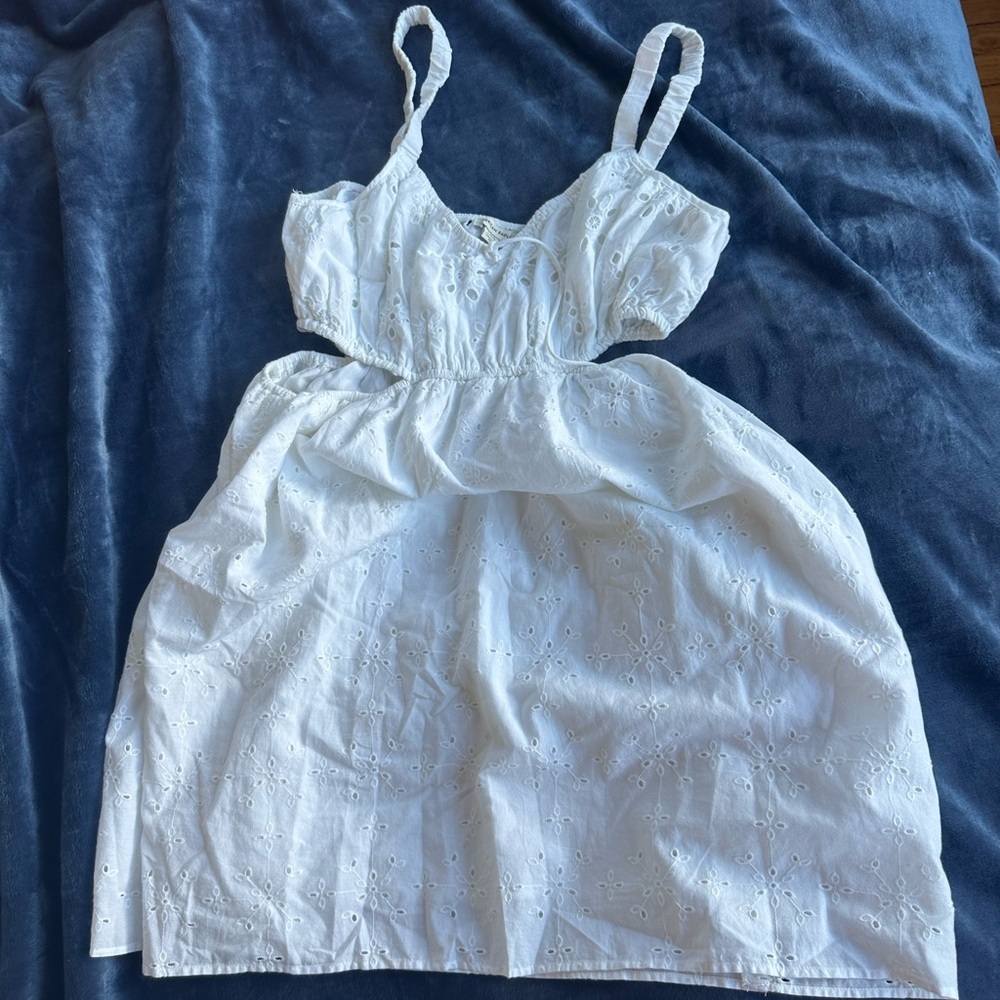 American Eagle Outfitters White Eyelet Dress